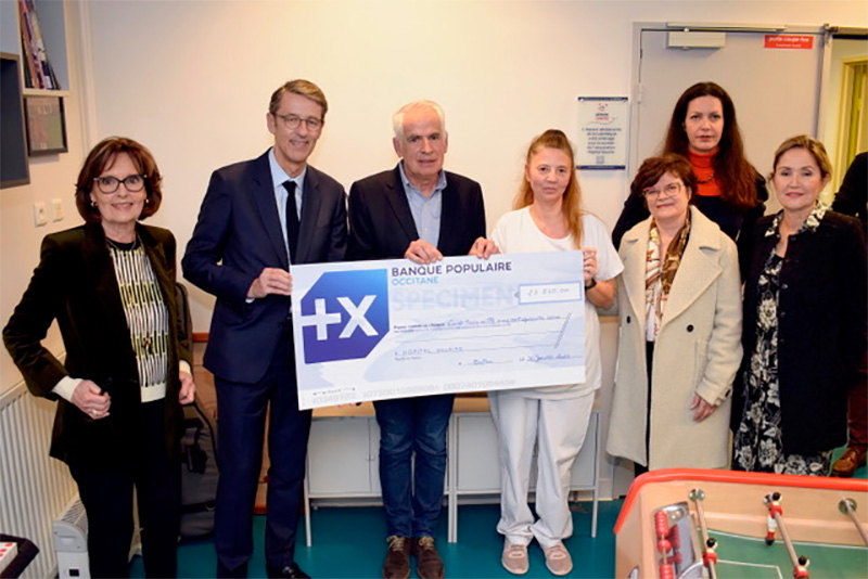 Les dons collectés (23 540€) ont permis de financer l’aménagement de l’espace adolescents de la ludothèque de l’hôpital des enfants et une vidéo ludique pour les enfants accueillis en chirurgie au CH de Cahors.