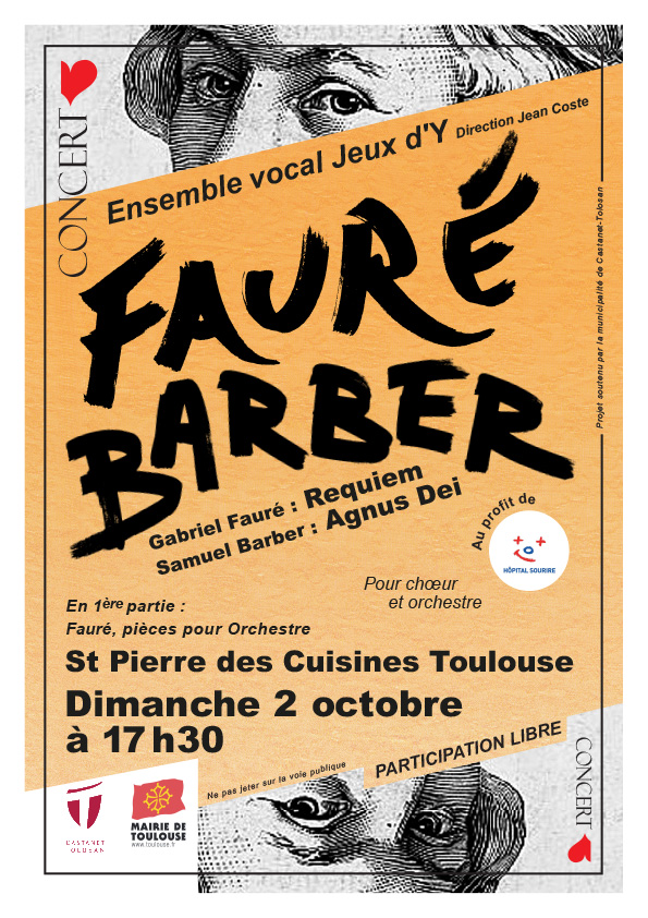 Affiche St Pierre Cuisines | Gabriel Fauré