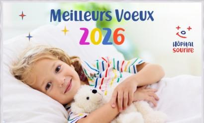 La Présidente d’Hôpital Sourire et l’équipe de bénévoles